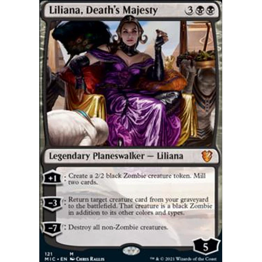 Liliana, Death's Majesty - Innistrad: Midnight Hunt Commander Decks (ingles)