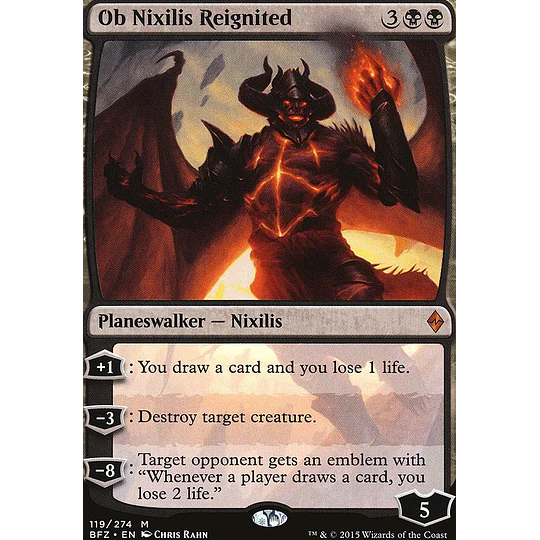 Ob Nixilis Reignited - Battle for Zendikar (ingles)