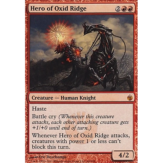 Hero of Oxid Ridge - Mirrodin Besieged (español)
