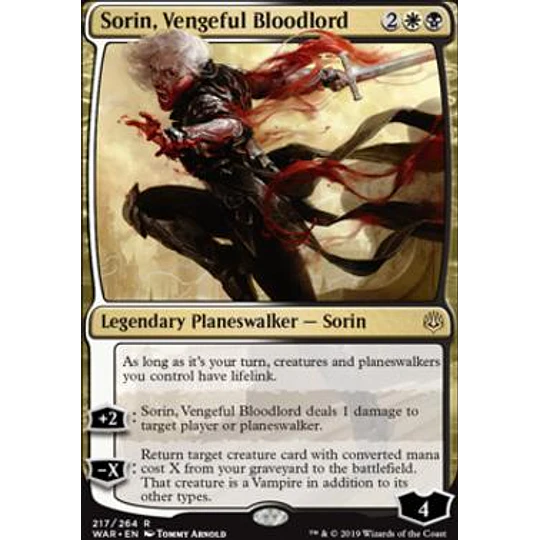 Sorin, Vengeful Bloodlord - War of the Spark (español)