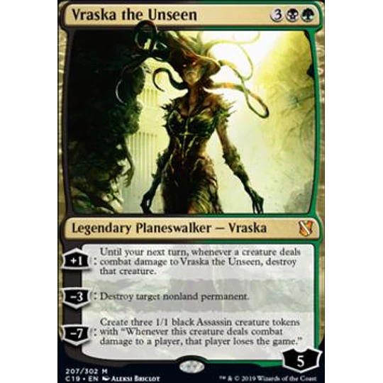 Vraska the Unseen - Commander 2019 (ingles)