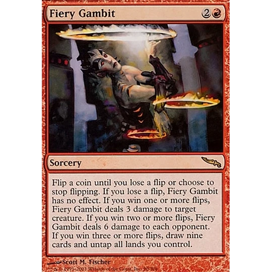 Fiery Gambit - Mirrodin (español)