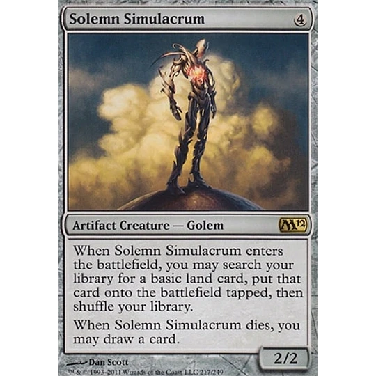 Solemn Simulacrum - 2012 Core Set (inglés)