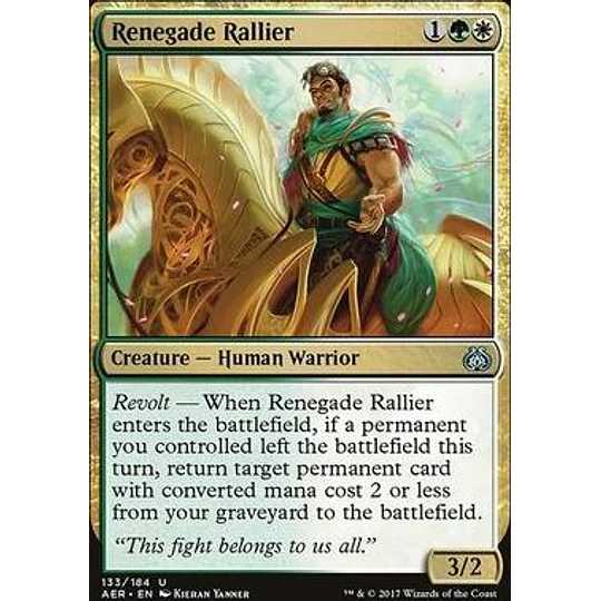 Renegade Rallier - PLAYSET (x4)