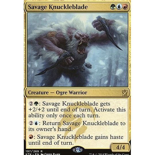 Savage Knuckleblade - PLAYSET (x4)