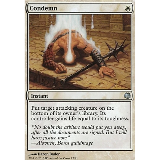 Condemn - PLAYSET (x4)