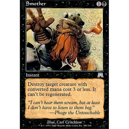Smother - PLAYSET (x4)
