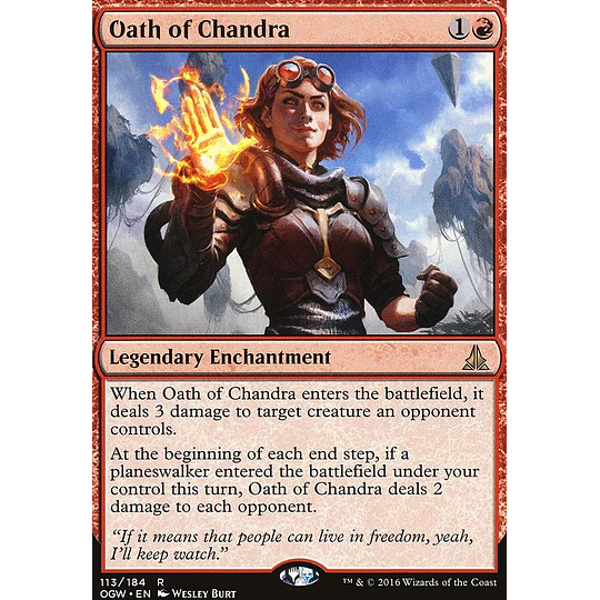 PLAYSET - Oath of Chandra (x4)