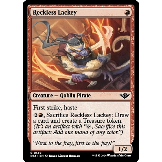 PLAYSET - Reckless Lackey (x4)