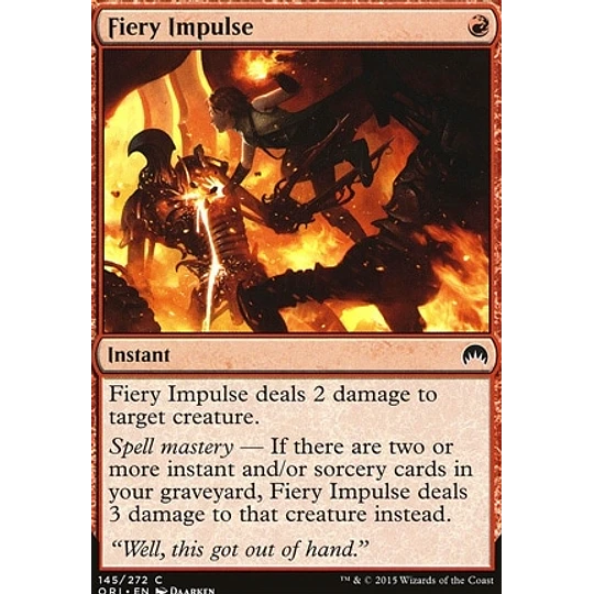 PLAYSET - Fiery Impulse (x4)