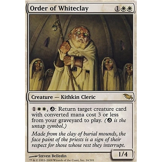 Order of Whiteclay - Shadowmoor (español)