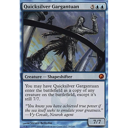 Quicksilver Gargantuan - Scars of Mirrodin (ingles)