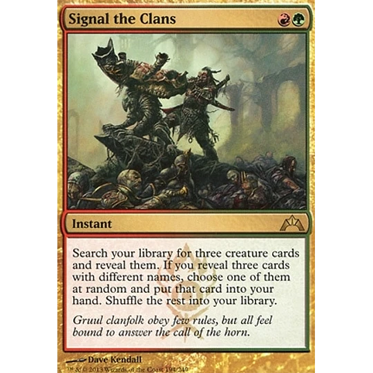 Signal the Clans - Gatecrash (ingles)