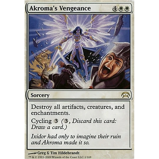 Akroma's Vengeance - Planechase (ingles)