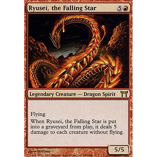 Ryusei, the Falling Star - Champions of Kamigawa (español)