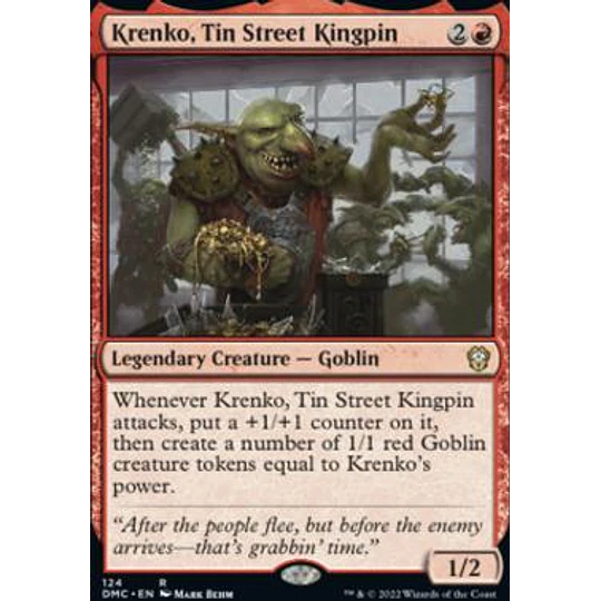 Krenko, Tin Street Kingpin - Dominaria United Commander Decks (español)
