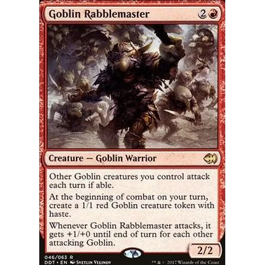 Goblin Rabblemaster - Duel Decks: Merfolk Vs. Goblins (ingles)