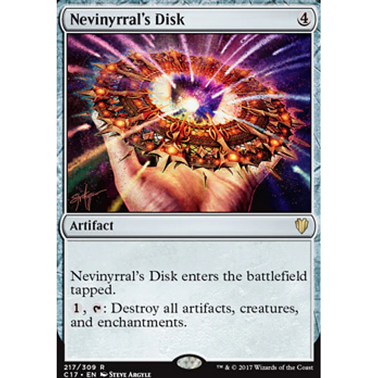 Nevinyrral's Disk - Commander 2017 (inglés)