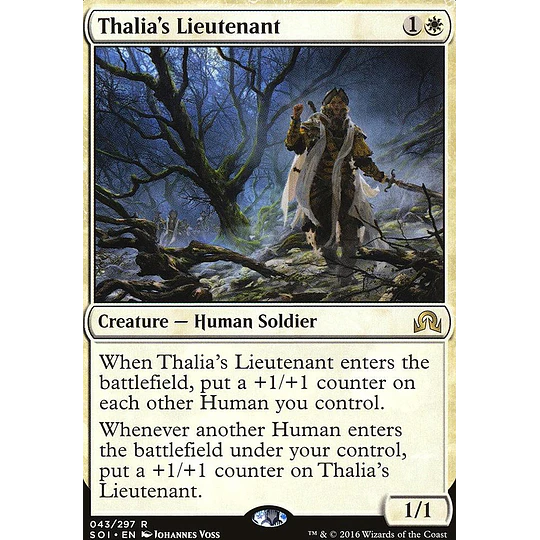 Thalia's Lieutenant - Shadows Over Innistrad (ingles)