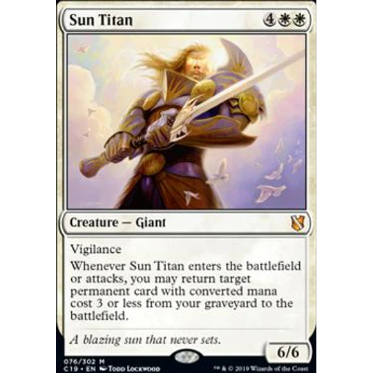 Sun Titan - Commander 2019 (ingés)