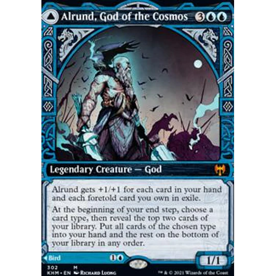 Alrund, God of the Cosmos (Showcase) - Kaldheim Variants (ingles)