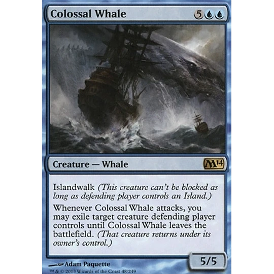 Colossal Whale - 2014 Core Set Foil (español)