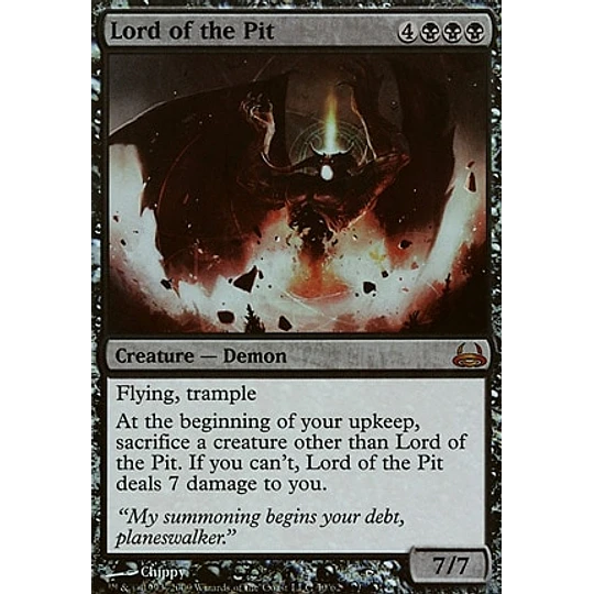 Lord of the Pit (Foil) - Duel Decks: Divine Vs. Demonic (ingles)