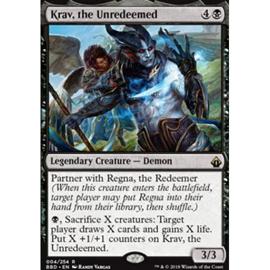 Krav, the Unredeemed - Battlebond (ingles)