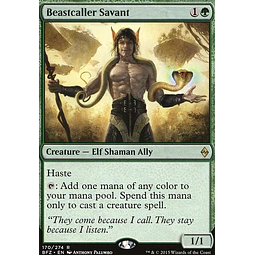 Beastcaller Savant Foil - Battle for Zendikar (ingles)