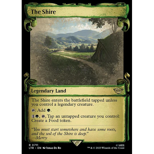 The Shire (Scroll Showcase - Silver Foil) - The Lord of the Rings: Tales of Middle-earth Variants (ingles)