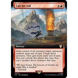 Call for Aid (Extended Art) - The Lord of the Rings: Tales of Middle-earth Commander Decks Variants (ingles)