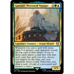 Gandalf, Westward Voyager - The Lord of the Rings: Tales of Middle-earth Commander Decks (ingles)