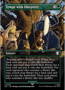 Tempt with Discovery (0532 - Borderless) - The Lord of the Rings: Tales of Middle-earth Commander Decks Variants (ingles)