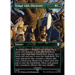Tempt with Discovery (0532 - Borderless) - The Lord of the Rings: Tales of Middle-earth Commander Decks Variants (ingles)