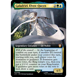 Galadriel, Elven-Queen (Extended Art) - The Lord of the Rings: Tales of Middle-earth Commander Decks Variants Foil (ingles)