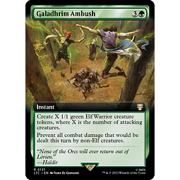 Galadhrim Ambush (Extended Art) - The Lord of the Rings: Tales of Middle-earth Commander Decks Variants (ingles)