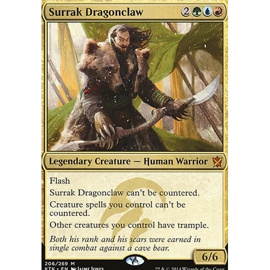 Surrak Dragonclaw - Khans of Tarkir (inglés)