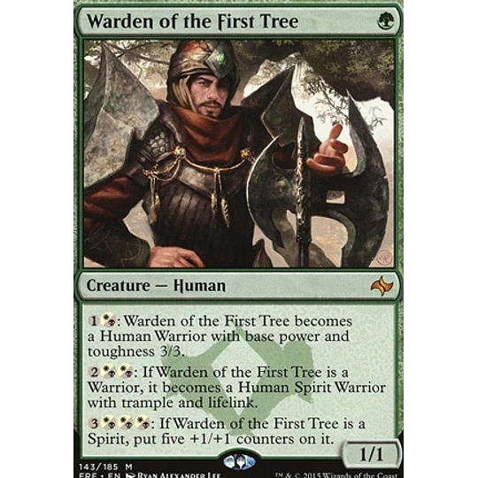 Warden of the First Tree - Fate Reforged (inglés)