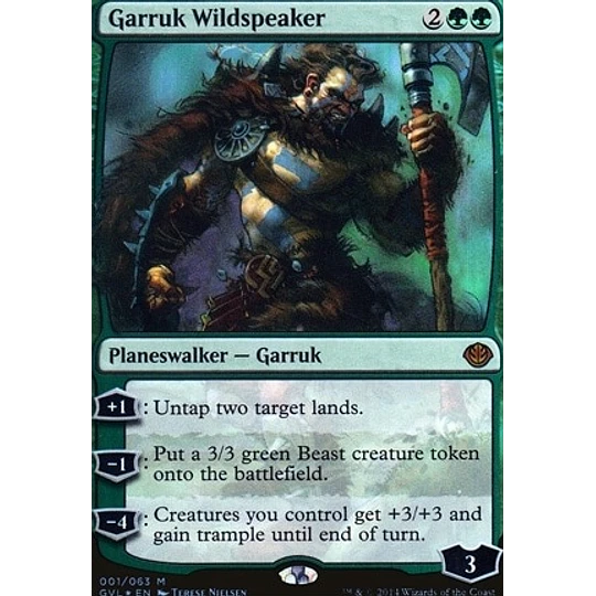 Garruk Wildspeaker (Garruk vs Liliana - Foil) - Duel Decks: Anthology (inglés)