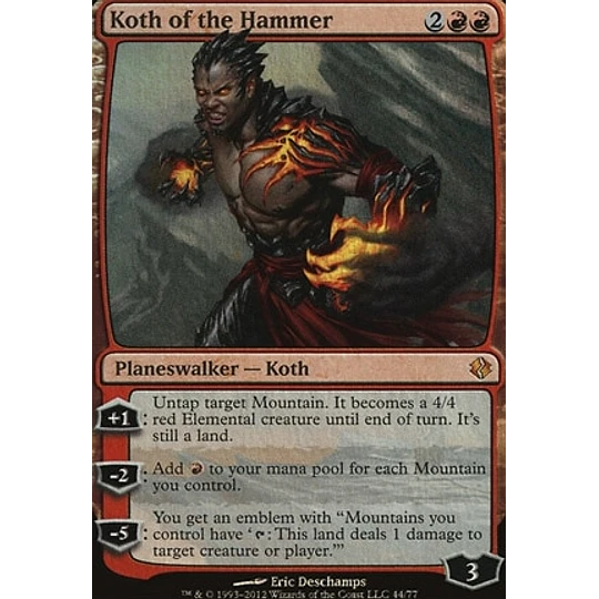 Koth of the Hammer (Foil) - Duel Decks: Venser Vs. Koth (ingles)