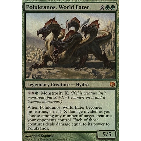 Polukranos, World Eater (Foil) - Duel Decks: Heroes Vs. Monsters (inglés)