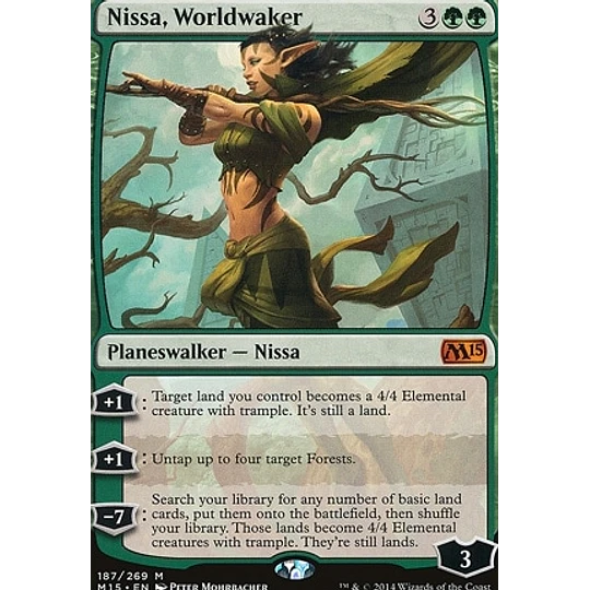 Nissa, Worldwaker - 2015 Core Set (inglés)