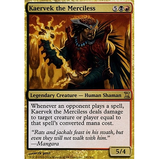 Kaervek the Merciless - Time Spiral (inglés)