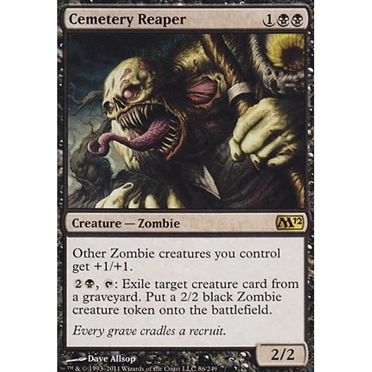 Cemetery Reaper - 2012 Core Set (inglés)