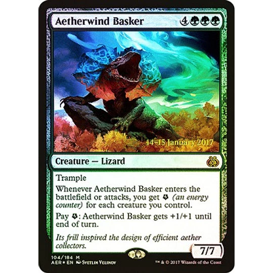 Aetherwind Basker (Prerelease Foil) - Promotional (español)