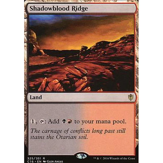 Shadowblood Ridge - Commander 2016 (español)