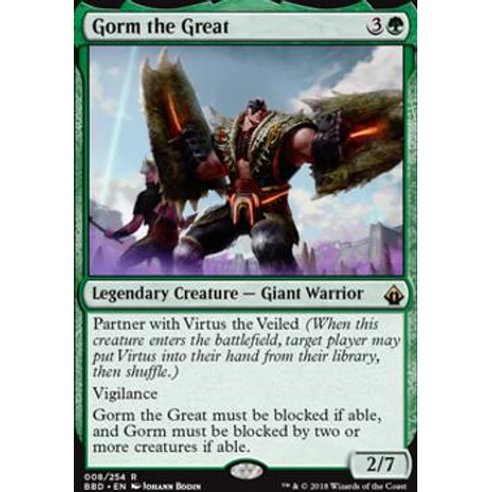 Gorm the Great - Battlebond (ingles)