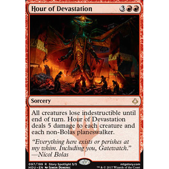 Hour of Devastation - Hour of Devastation Foil (español)