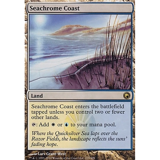 Seachrome Coast - Scars of Mirrodin (inglés)