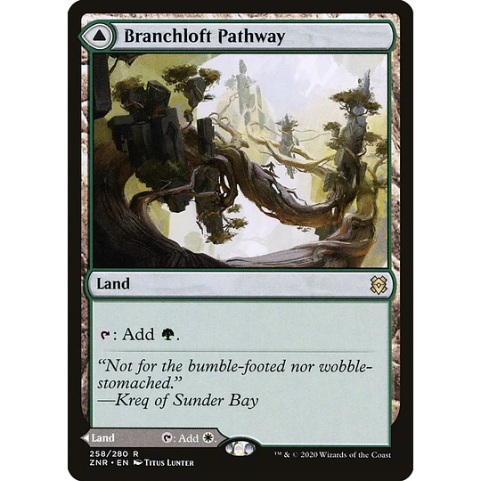 Branchloft Pathway - Zendikar Rising (inglés)